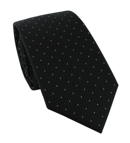 Michelsons of London Highlight Micro Spot Skinny Polyester Tie - Picture 7 of 18