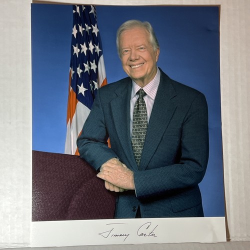 8x10 Vordruck, signiertes Foto Präsident Jimmy Carter - Bild 5 von 10