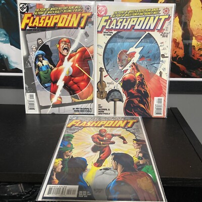 Flashpoint #1 #2 #3 Set (1999) DC First Print Comic Barry Allen