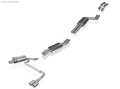 Complete Duplex System by Kat BMW 3 Series E46 318i 320i 325i 328i 2x76 Round