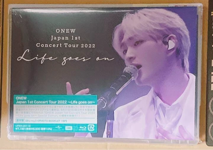ONEW Japan 1st Concert Tour 2022 Life goes on Blu-ray+PHOTOBOOK 16P K-POP Live