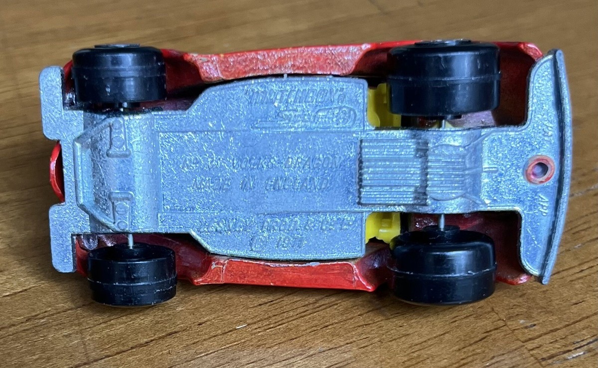 Matchbox Superfast Volkswagen Dragon N°31 – VW Cox Rouge, Boîte D'origine