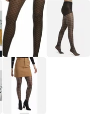 Free Ship! HUE 3 Pair Sheers,tights with Control Top Size Medium (B71)