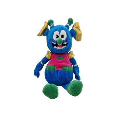 The Masked Singer Alien TV Sendung Stofftier Plüschfigur blau grün ca. 40cm