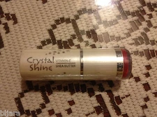 Crystal Shine Vitamin C Shea Butter Lipstick 10 FLASHING RED  0.14 OZ SEALED