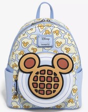 Loungefly Disney Mickey Mouse Breakfast Waffle Scented Mini Backpack