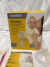 Medela Manual Breast Pump With Flex Shields Harmony Single Hand NIB