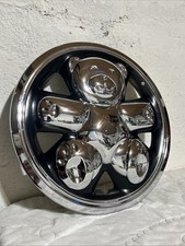 Vintage Bear Kritter Caps Teddy Custom 15 Chrome Wheel Cover Hub Cap 701-15