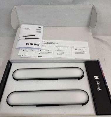 Philips Hue Play Starter Kit- 2x Black Hue Play Light Bars & Hue