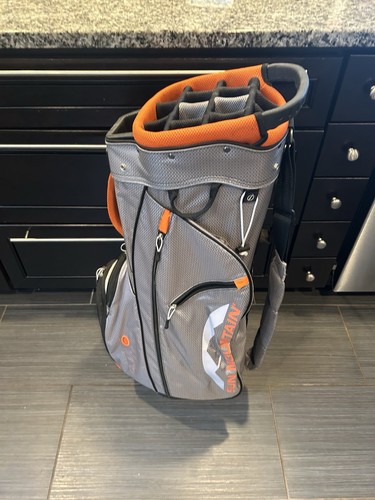Bolsa de carro Sun Mountain divisores de 15 vías gris plata naranja - Imagen 4 de 8