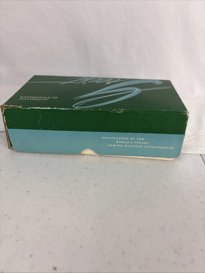 Vintage Greist Automatic Buttonholer Attachment Complete - Image 2 of 4