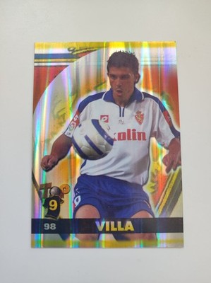 2004 Mundicromo David Villa Rookie REFRACTOR LaLiga alltime top goal scorer MINT