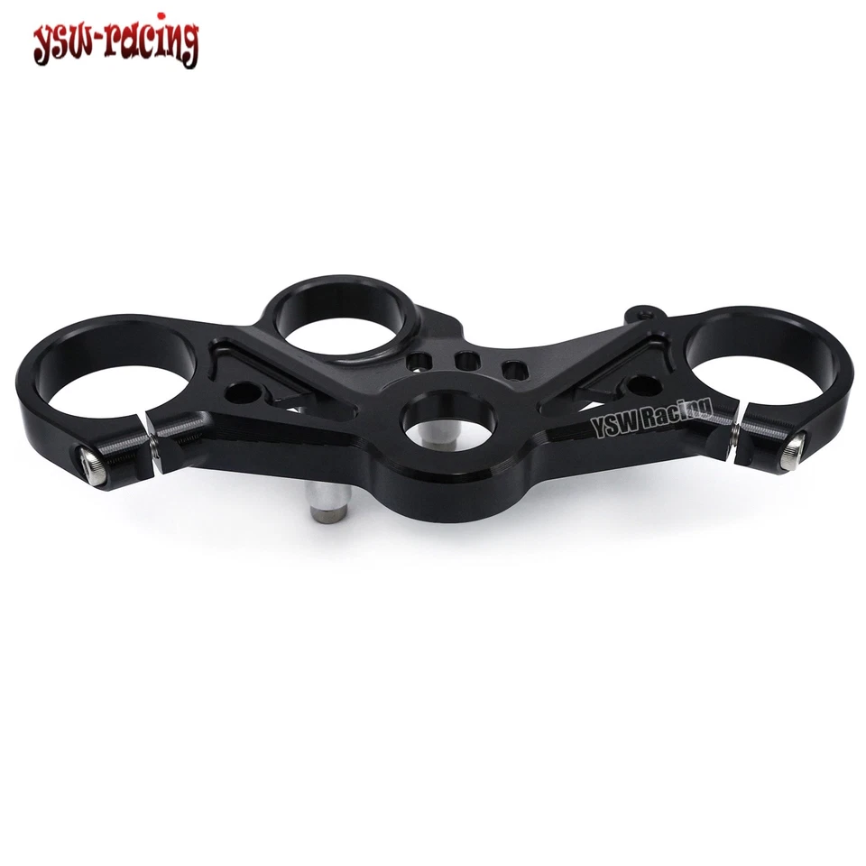Abrazadera superior superior delantera triple árbol negro 14 para Yamaha YZF R6 2008-2015 2016 Foto 4 de 4