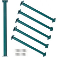 22 Inch Monkey Bars Backyard Green Powder Coated Indoor Kit for Kids Set of 6