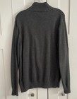 US Polo ASSN Men’s Dark Gray Pullover 1/4 Zip Sweater Size M