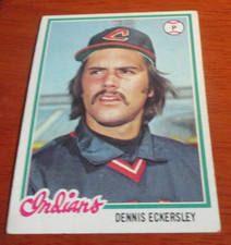 1978 Topps Dennis Eckersley #122 baseball card - Cleveland Indians - HOF