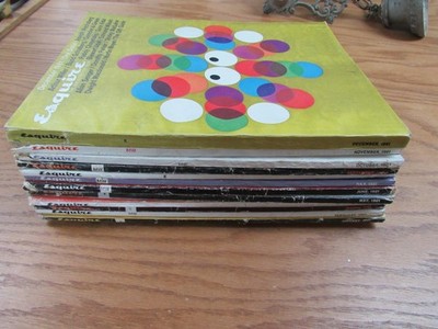 1961 Esquire Magazine for Men - Vintage 1960's Lot Of 12 issues Complete Year