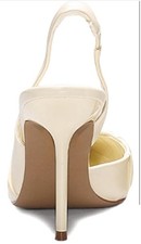 Women High Stiletto Slingback Heels Elegant Closed Square Toe Dress Pumps Shoes