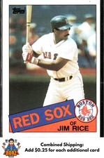 Jim Rice 1985 Topps #150 Boston Red Sox