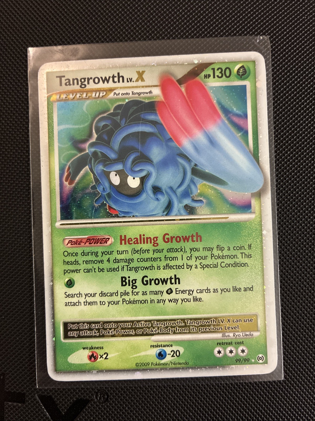 Pokémon TCG Tangrowth LV.X Arceus Holo Rare Card 99/99