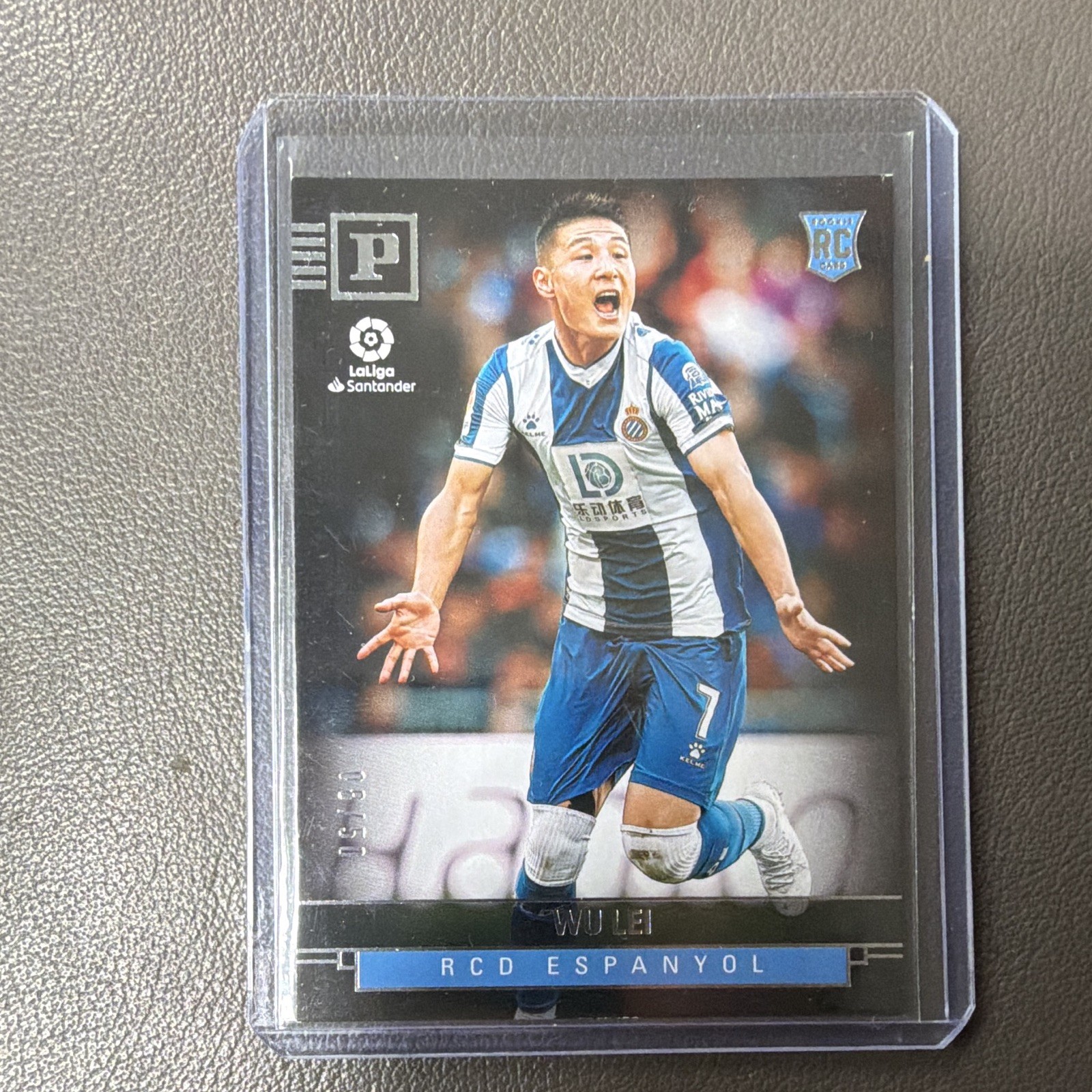 Panini Chronicles La Liga Wu Lei Espanyol RC Silver /50 China view 3