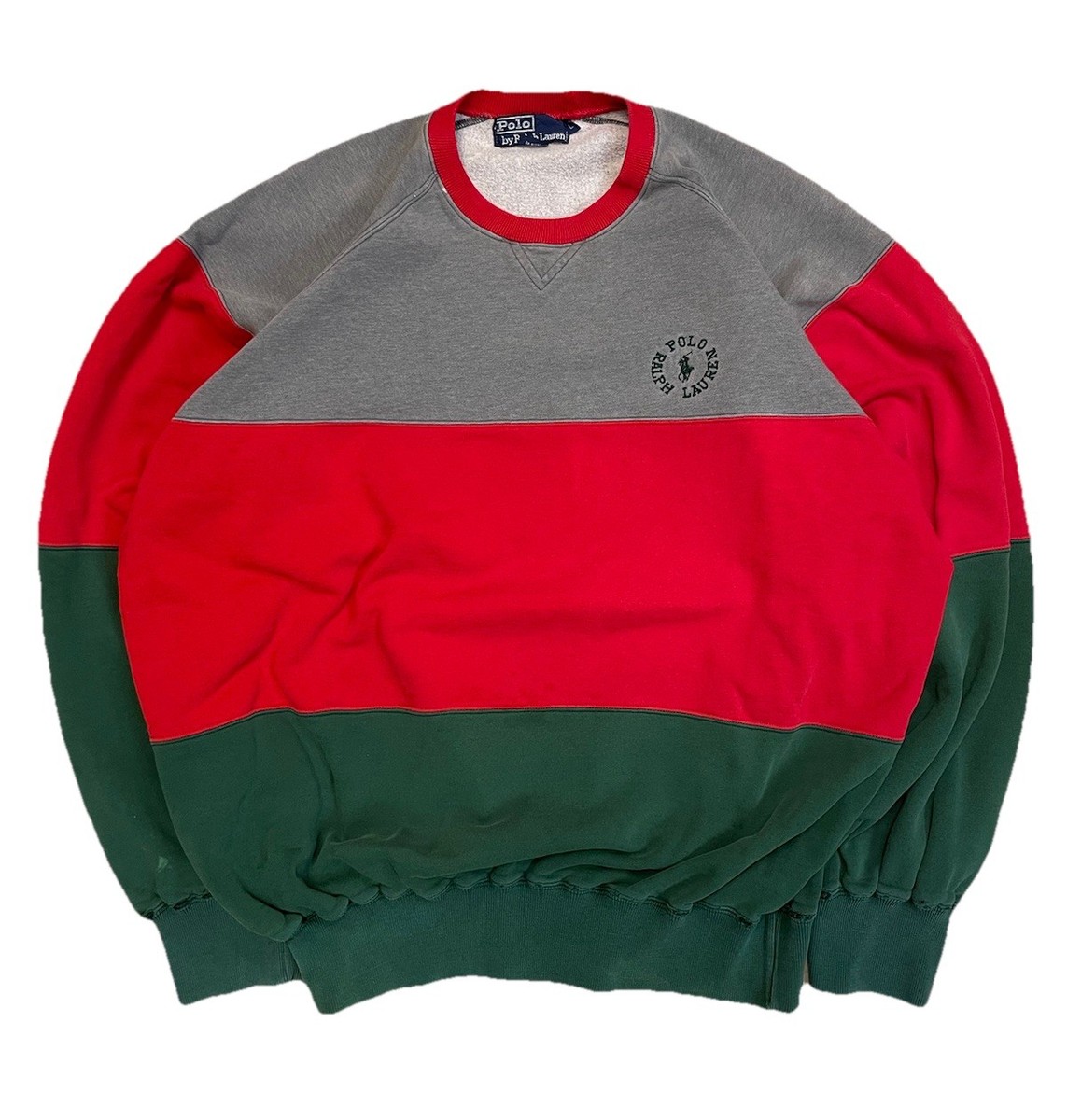 Vintage 90’s Polo Ralph Lauren Crewneck Sweatshirt Mens Size Large Baggy Fit