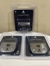 Lot Of 3 Andis Ceramic Edge Detachable Clipper Blade Size 40 (.25mm)