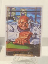 🔥📈2024 SKYBOX MARVEL MASTERPIECES '92 PLATINUM Canvas #43 KINGPIN