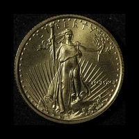 1991 1/4oz American Gold Eagle- Free Shipping USA