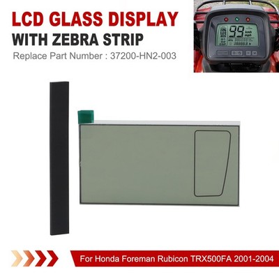 US LCD Glass Replacement with Zebra Strip For 2001-2004 Honda Rubicon TRX500FA