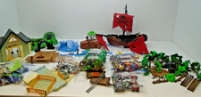 Playmobil Job Lot Massive Collection Figures Pirate Ship Jungle Vet Surgery