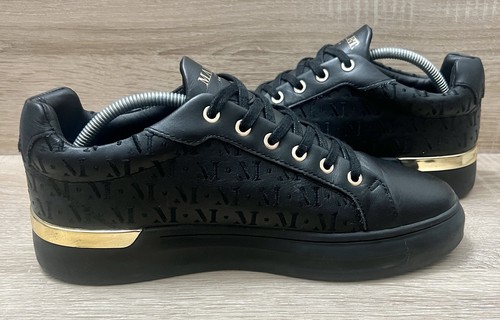 Mallet GRFTR Stitch Low Men’s Black Leather Shoes Trainers (UK Size 8) RRP £185 - Picture 5 of 18