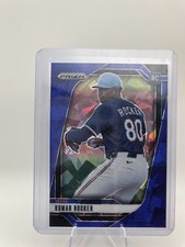 KUMAR ROCKER 2025 PANINI PRIZM BASEBALL BLUE MOJO PRIZM RC #247 RANGERS