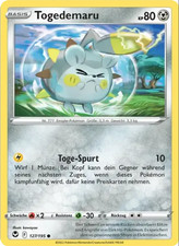 Togedemaru / Pokémon Karte / Deutsch / Silberne Sturmwinde / Nonholo