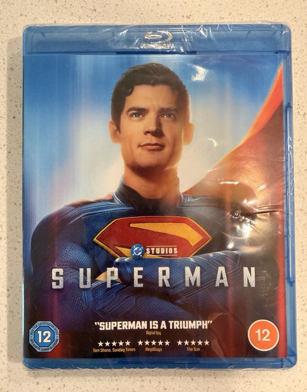 Superman (2025) NEW Blu-ray UK Import James Gunn David Corenswet Bonus Content