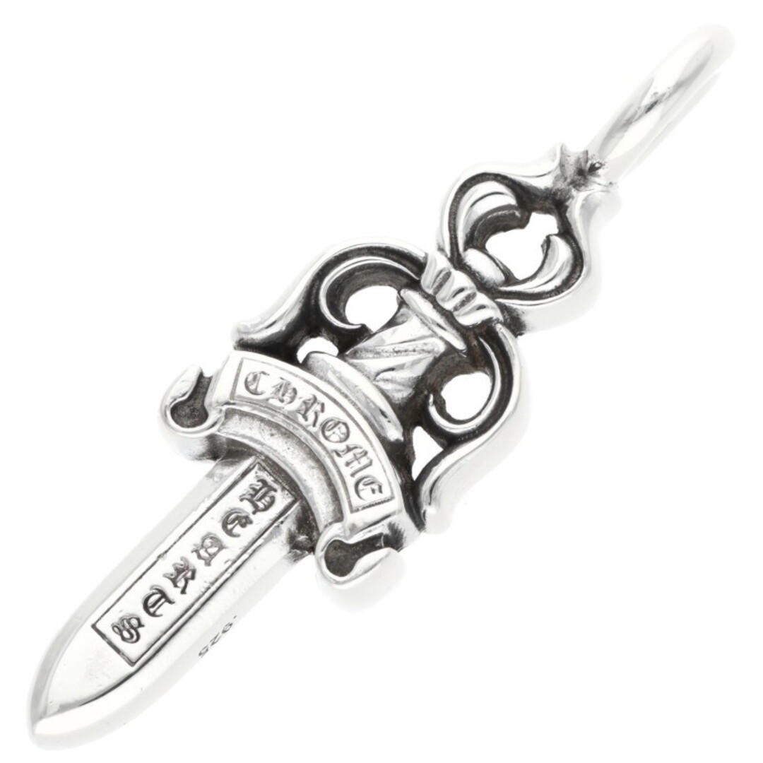 Chrome Hearts Double Dagger Silver Necklace Top Men's Used b97abd56d437a1ec1b7f3 thumbnail 3