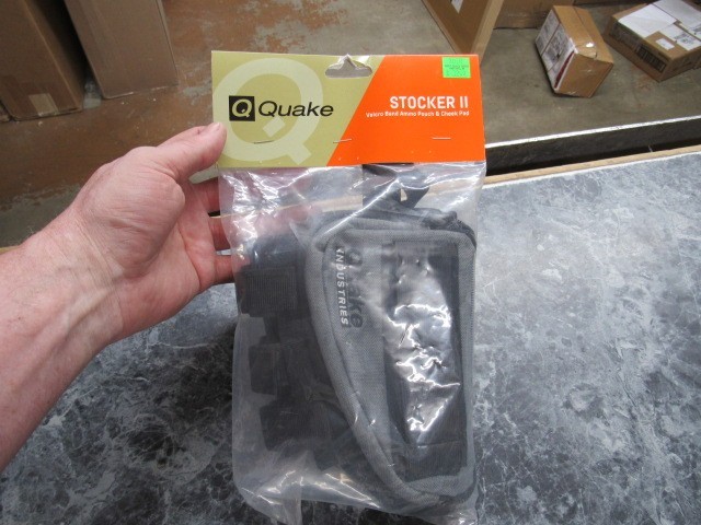 Quake Stocker II Hook And Loop Band Ammo Pouch & Cheek Pad