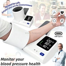 Electronic Upper Arm Blood Pressure Monitor - Home Use - Large Cuff Included