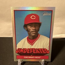 2025 TOPPS HERITAGE HIGH NUMBER GEORGE FOSTER FOIL UNDEFEATED U-5 REDS