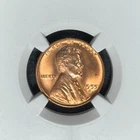1955-S LINCOLN WHEAT CENT ~ NGC MS 66 RD ~BEAUTIFUL COIN~