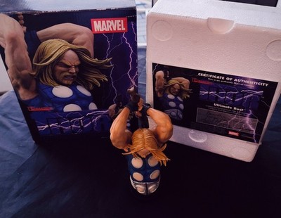 THOR : ULTIMATE THE AVENGERS MARVEL LTD STATUE BUST BOXED DIAMOND SELECT SIGNED