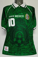 GARCIS MEXICO CONFEDERATIONS 1999 BLANCO S HOME ORIGINAL SOCCER JERSEY SHIRT