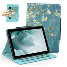 for 10 Tablet Case 13th/11th Generation 2023/2021 Released , PU Blossom Green