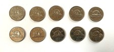 CANADIAN 5 CENT NICKELS - LOT OF 10 1960-1990