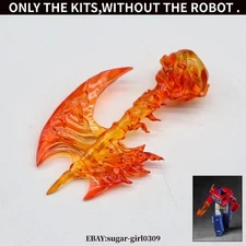 ABS Casting Weapon Upgrade Kit Energon Universe Flame Axe For SS86 OP Prime