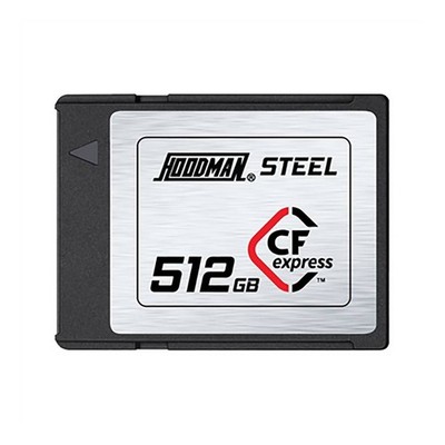 Hoodman CFexpress 512GB STEEL 1700/1400MB/s Typ B Speicherkarte