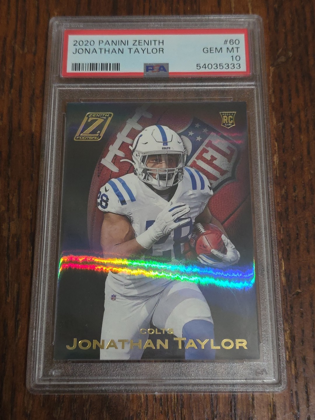 2020 Panini Zenith - Rookies Jonathan Taylor #60 (RC)