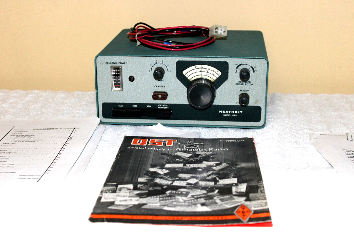 Heathkit HW-7 QRP HF transmitter receiver | eBay
