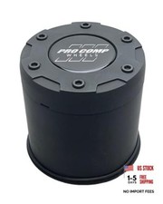 Flat Black Push Thru Wheel Center Cap 8515042 Resin Logo