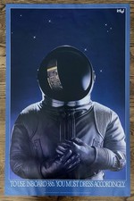 Vintage 1986 Intel “Spaceman” Inboard 386 PC/XT/AT Computer Poster RARE!!!